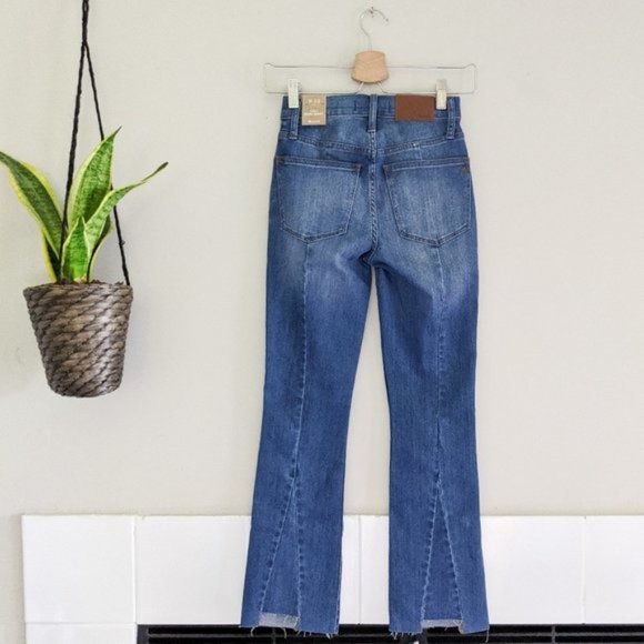 New Madewell Cali-Demi Boot Jean in Kemper Wash Size 23 - Picture 9 of 11